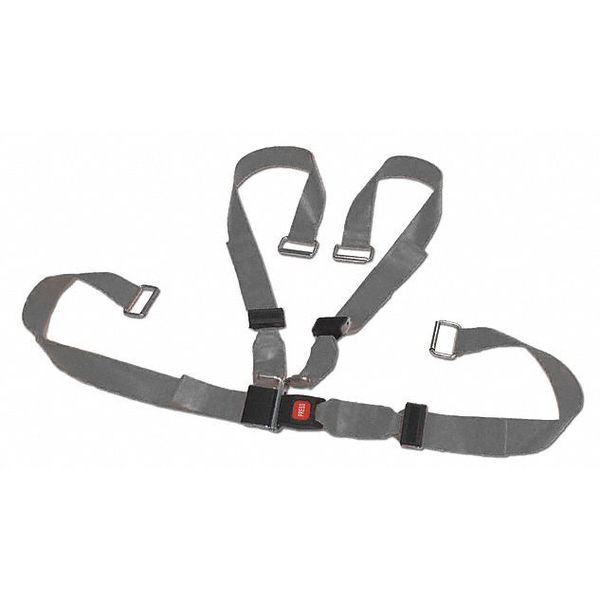 Strap, Silver, 6 ft. L x 2-1/2