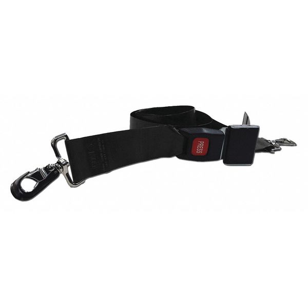 Strap, Black, 5 ft. L x 2-1/2