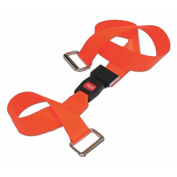 Strap, Orange, 4 ft. L x 2-1/2