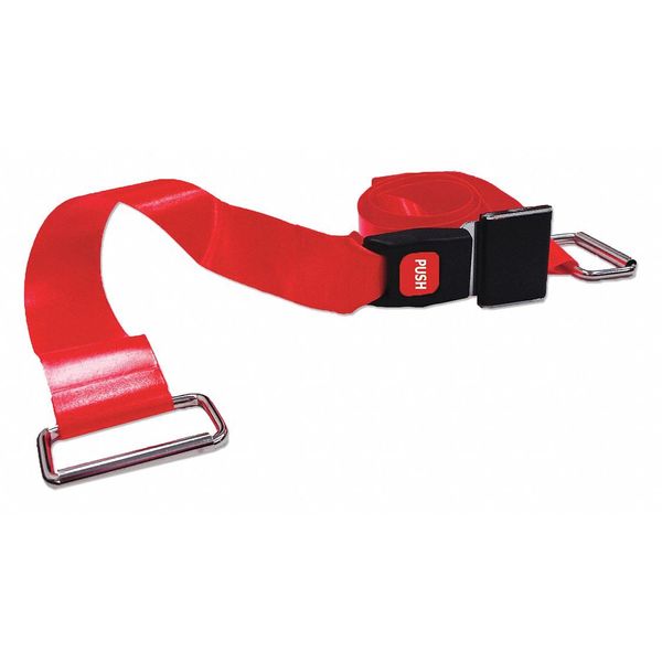 Strap, Red, 7 ft. L x 2-1/2