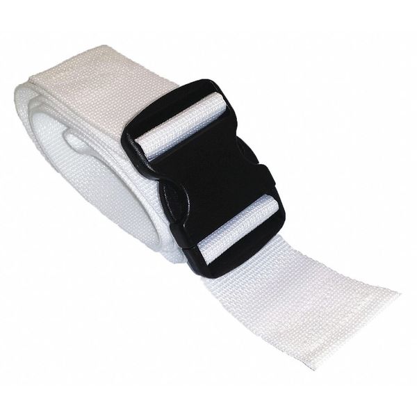 Strap, White, 6 ft. L x 2-1/2