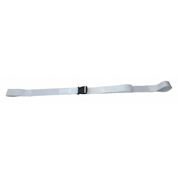 Strap, White, 6 ft. L x 2-1/2