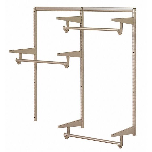 Closet Hardware Kit, Steel, 800 lb.