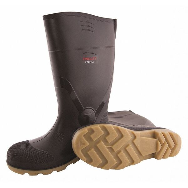 Profile Knee Boots, Brown, Size 10, Mens, 15