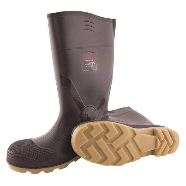 Profile Knee Boots, Brown, Size 12, Mens, 15