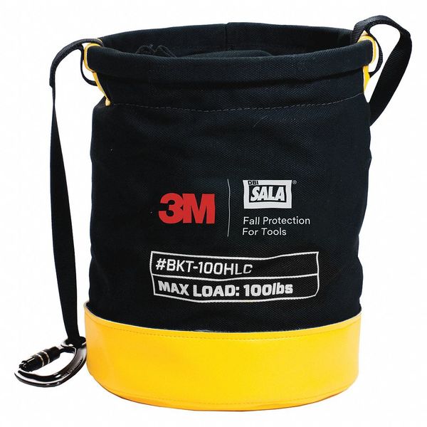 Safe Bucket Rated Drawstring Canvas, Canvas, Black/Yellow