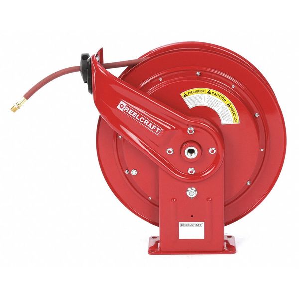 Spring Return Hose Reel, 3/8 in Hose Dia., 100 ft Length, 300 psi