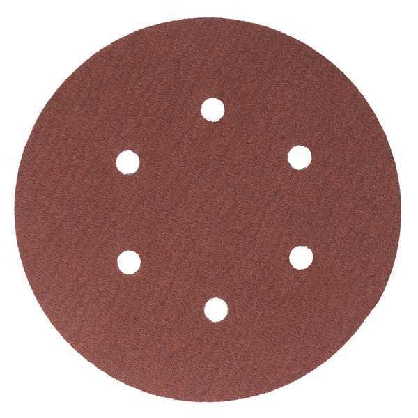 Hook-and-Loop Sanding Disc, Coated, 6