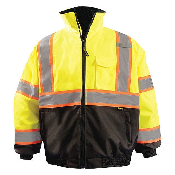 Two Tone Jacket, Unisex, S, Yellow