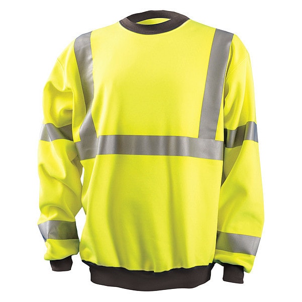 Long Sleeve T-Shirt, M, ANSI Class 3