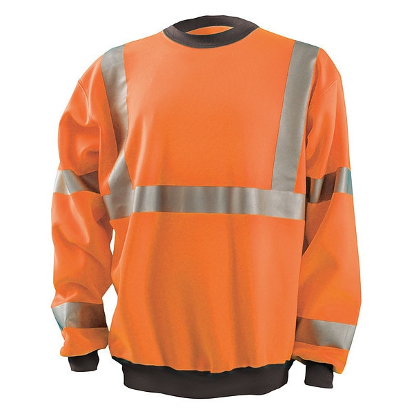 Long Sleeve T-Shirt, 2XL, ANSI Class 3