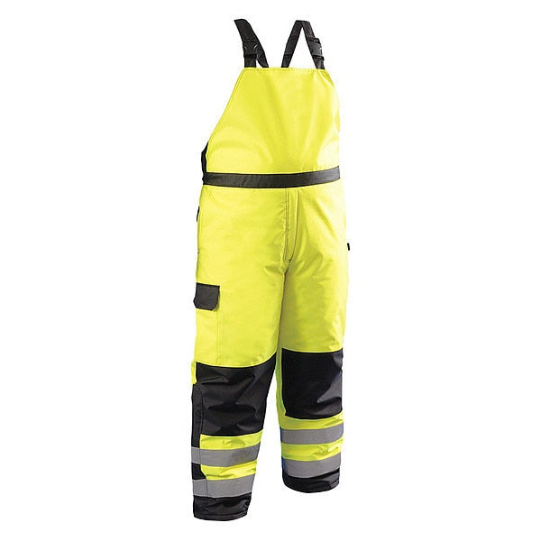 Rain Pants, Yellow, 2XL, Fits Waist 48 to 50