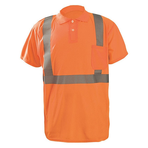 Polo Shirt, M, ANSI Class 2