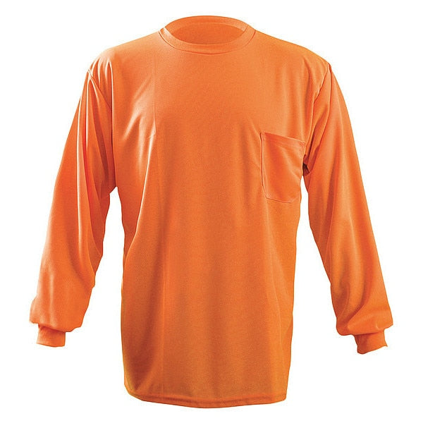Long Sleeve T-Shirt, 3XL, ANSI Class N/A