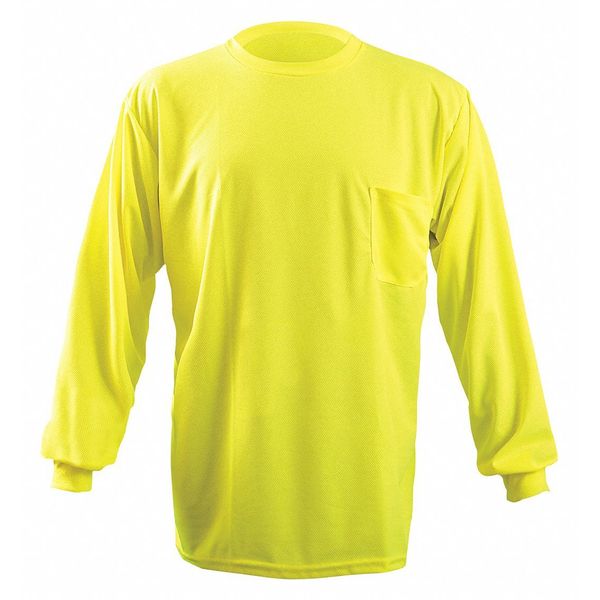 Long Sleeve T-Shirt, 3XL, ANSI Class N/A