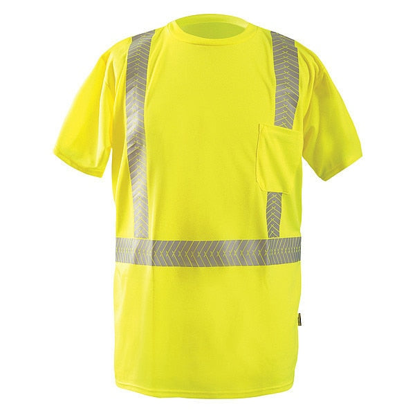 Long Sleeve T-Shirt, 4XL, ANSI Class 2
