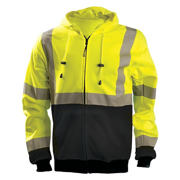 Hooded Sweatshirt, S, ANSI Class 3