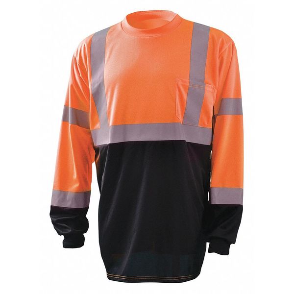 Long Sleeve T-Shirt, 5XL, ANSI Class 3