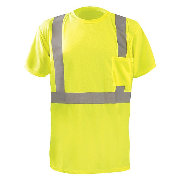 Long Sleeve T-Shirt, S, ANSI Class 2