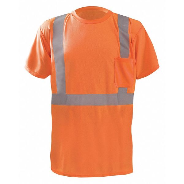 Long Sleeve T-Shirt, M, ANSI Class 2