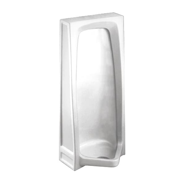 Urinal, White, Floor Mount, 38-1/4