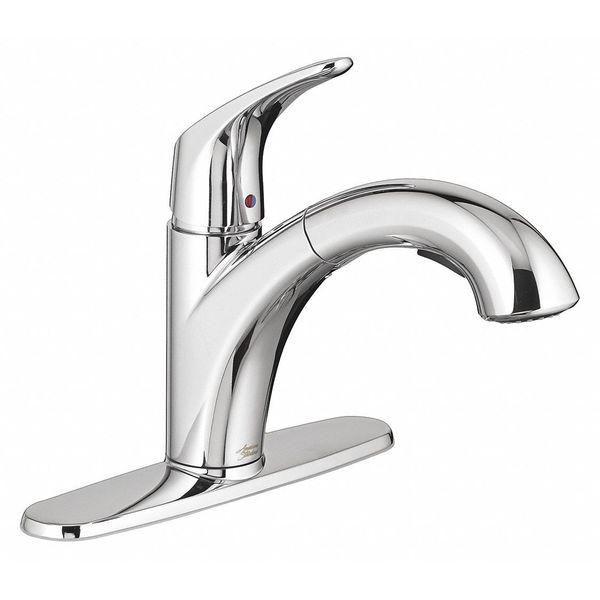 Manual, Single Hole Only Mount, 1 Hole Low Arc Kitchen Faucet