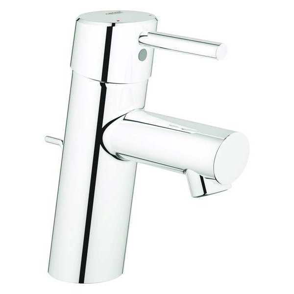 Manual Single Hole Mount, 1 Hole Straight Spout Bathroom Faucet