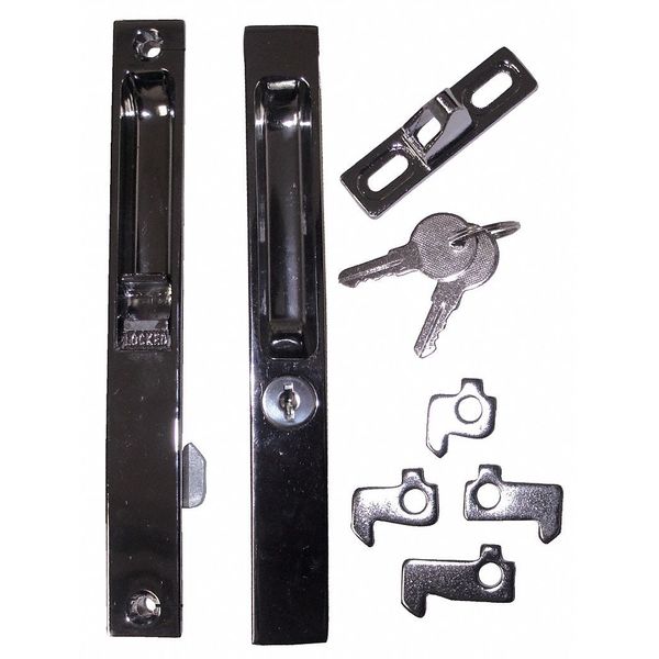 Door Lock, Zinc, 7-5/16
