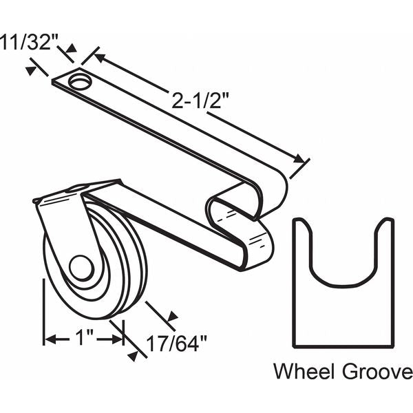 Roller Assembly, 2-1/2