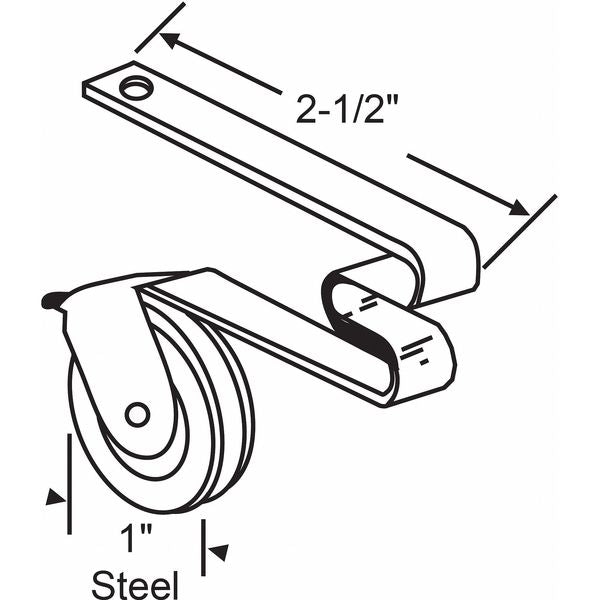 Roller Assembly, 2-23/32