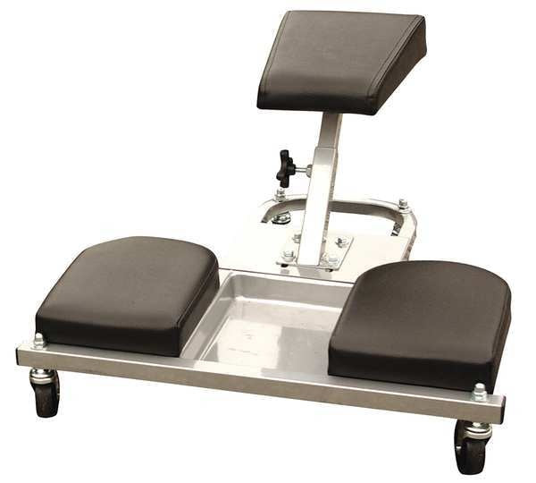 Knee Saver Work Seat, Steel, 22 in. L