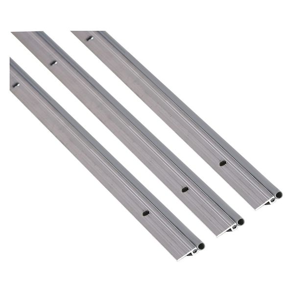 Weatherstrip, 3/16in., Vinyl, Gray