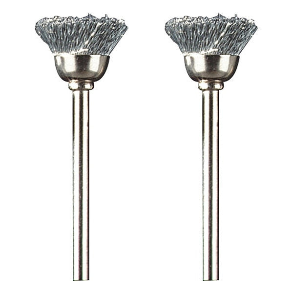 Carbon Steel Brush, 1/2in. dia., PK2