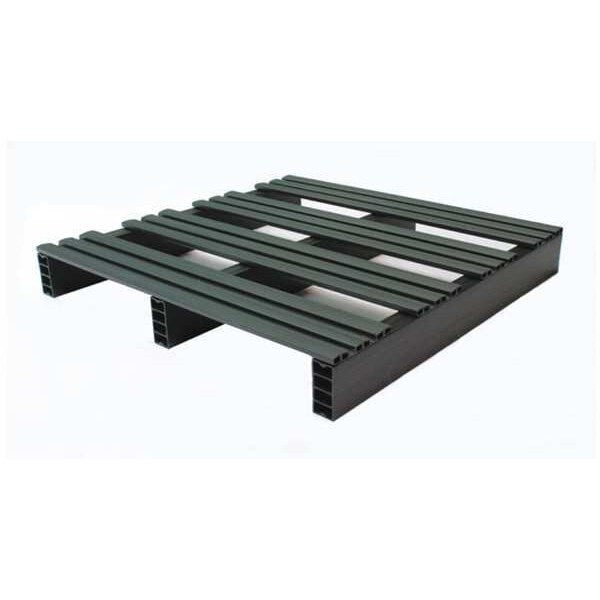 Recycled Rigid PVC Pallet, 30 in L, 30 in W, 4 in H
