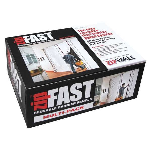 Barrier Panels Kit, 5ftLx12ftH, White