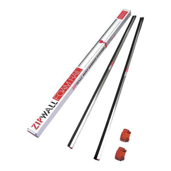 Rail Crossbars, 4 ft. 1/4 in H, White, PK2