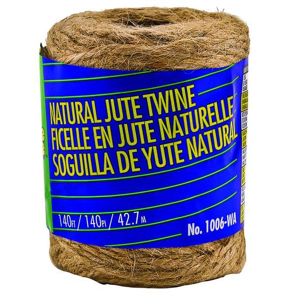 Rope, 140ft, Manila, 1lb., Jute