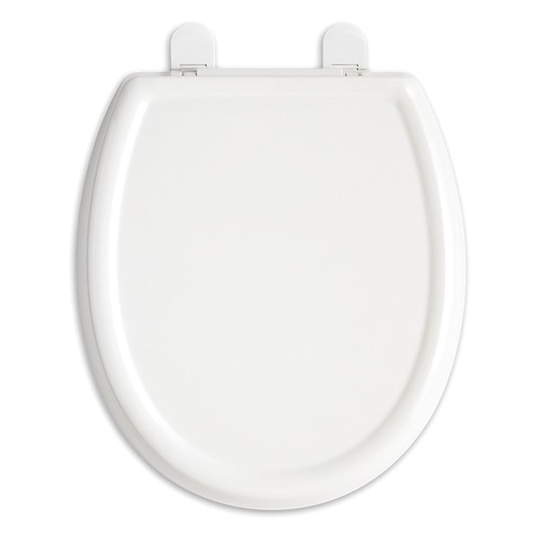 Toilet Seat, With Cover, Plastic, Elongated, White