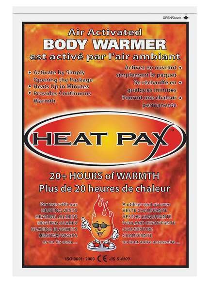 Body Warmer, 3 x 5In., PK40
