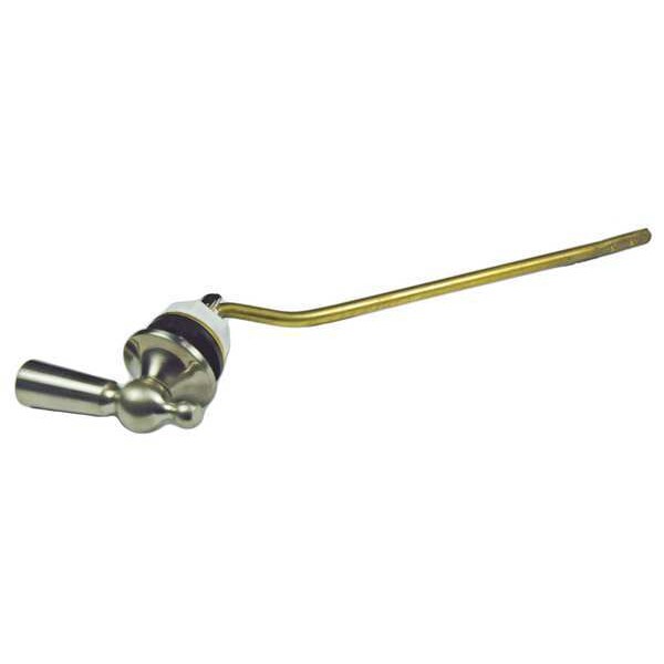 Left Hand Metal Heritage Style Trip Lever Satin Nickel