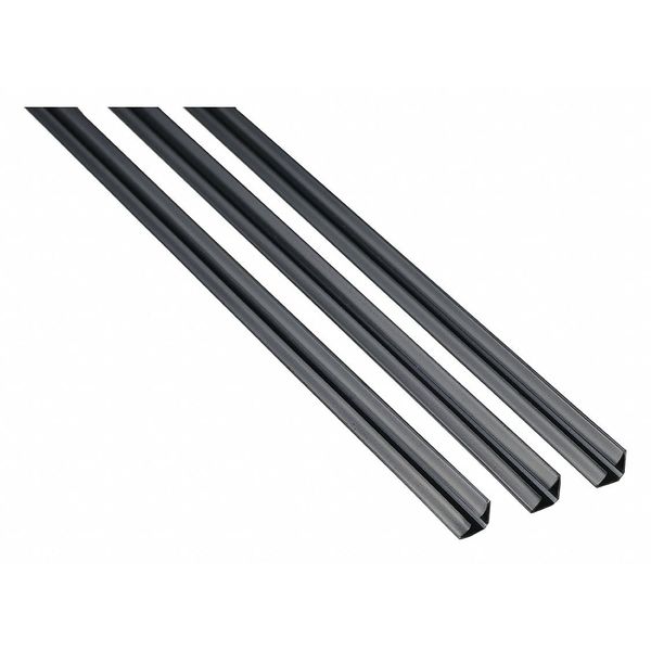 Batwing Smoke Seal, TPE Rubber, 1/2in.H