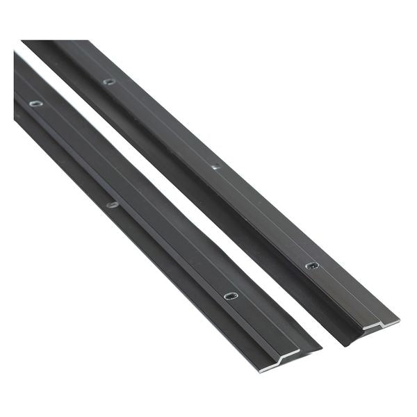 Astragal, Aluminum, 1-1/4in.H, PK2