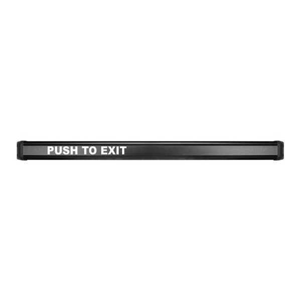 Push to Exit Bar, DPDT, SurfaceMounted, Blk
