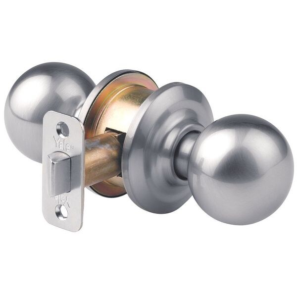 Knob Lockset, Mechanical, Passage, Grd. 2