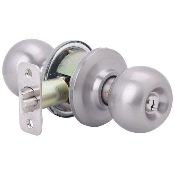 Knob Lockset, Mechanical, Storeroom, Grd. 2
