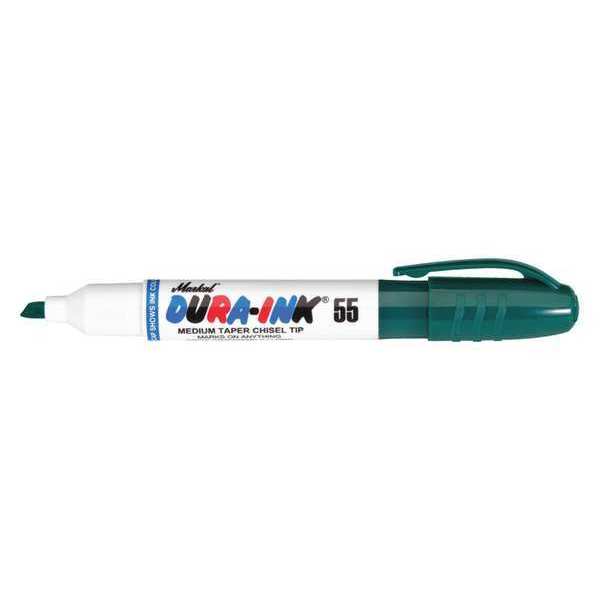 Permanent Marker, Chisel Tip, Green