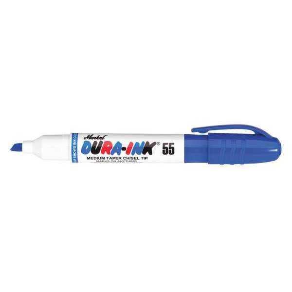 Permanent Marker, Chisel Tip, Blue