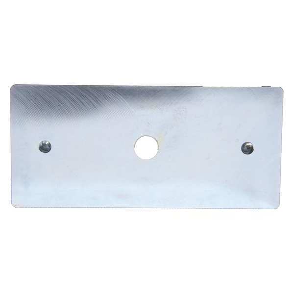 Strike Plate, Satin Aluminum, Mfr. No. M62