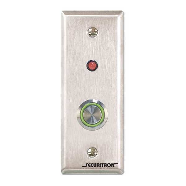 Push to Exit Button, SPDT, Narrow Stile, 4A