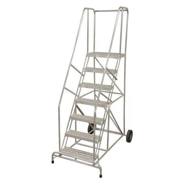 100 in H Aluminum Wheelbarrow Ladder, 7 Steps